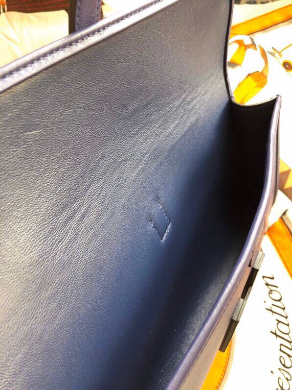 에르메스 지제 엘란29 인디고블루 스위프트 송아지가죽 내부 양가죽